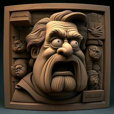 3D model Matt Groening (STL)